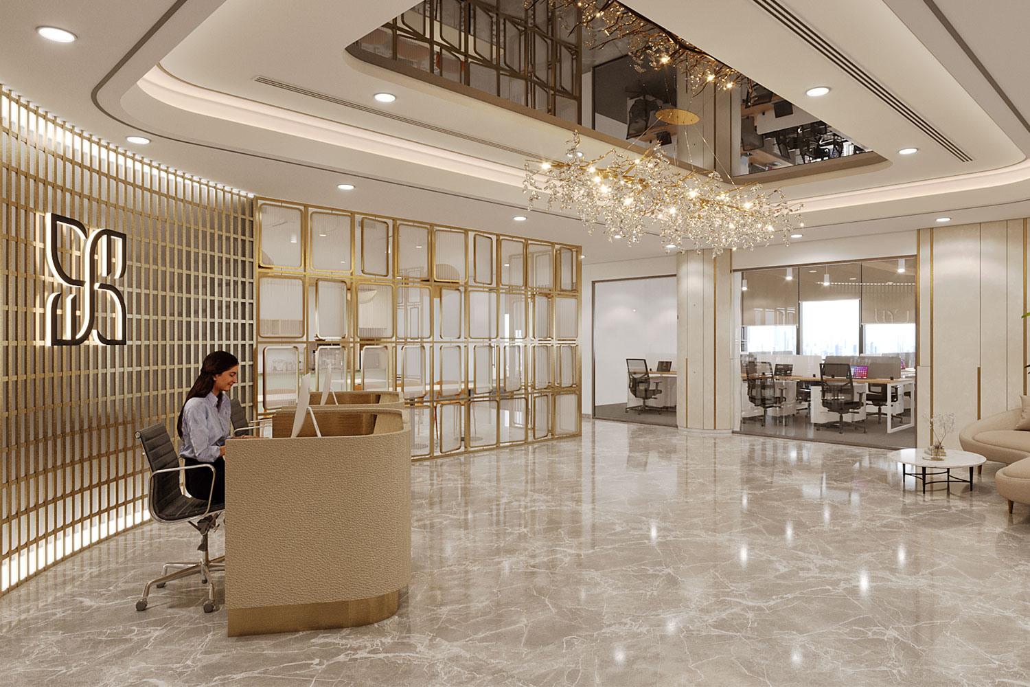 work space on rent at Platina