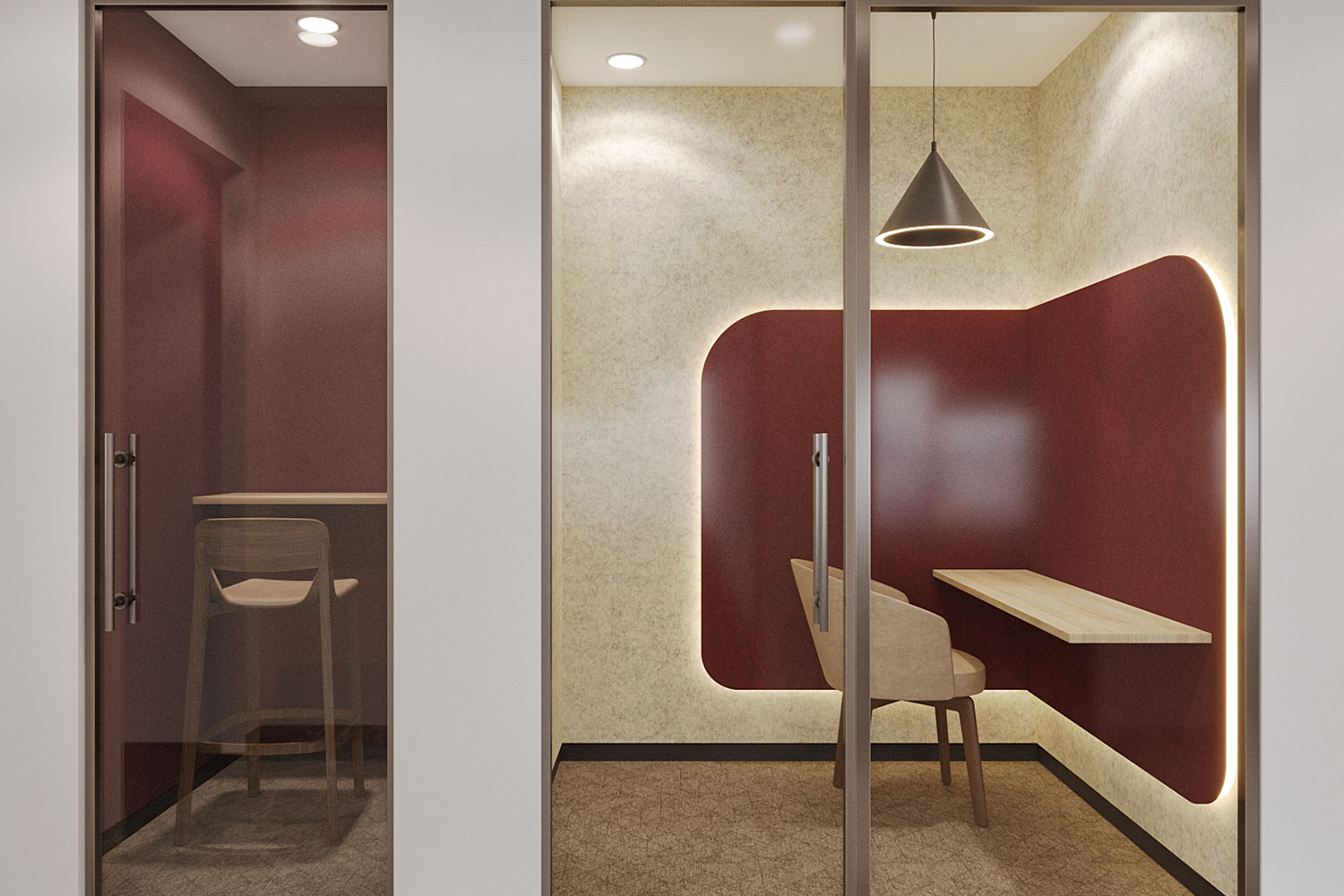work space on rent at Platina