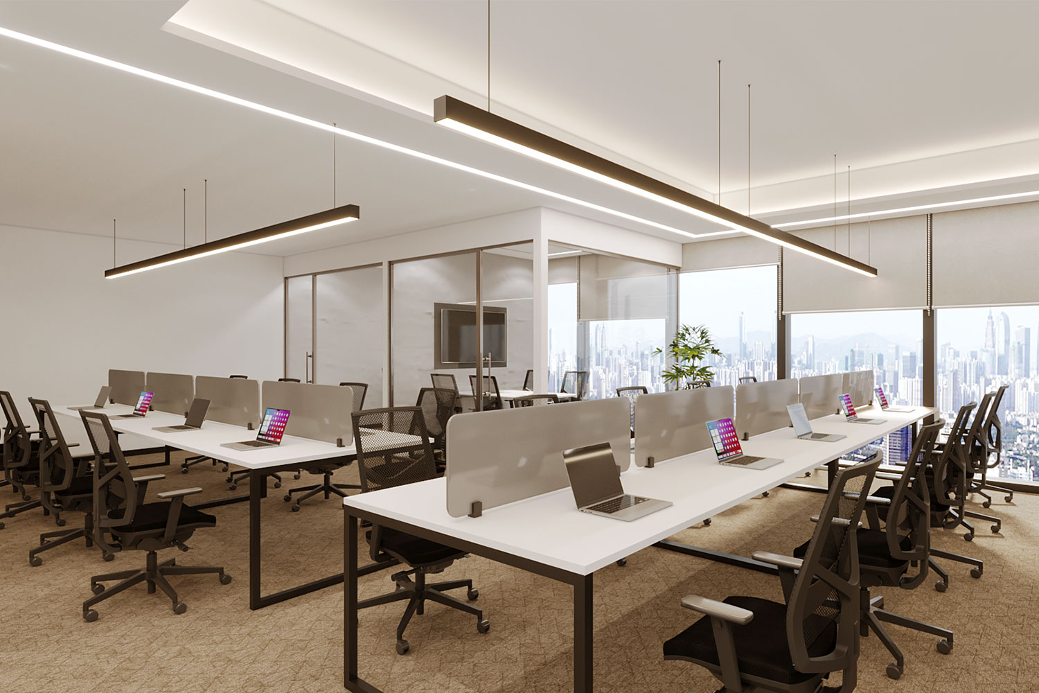 work space on rent at Platina